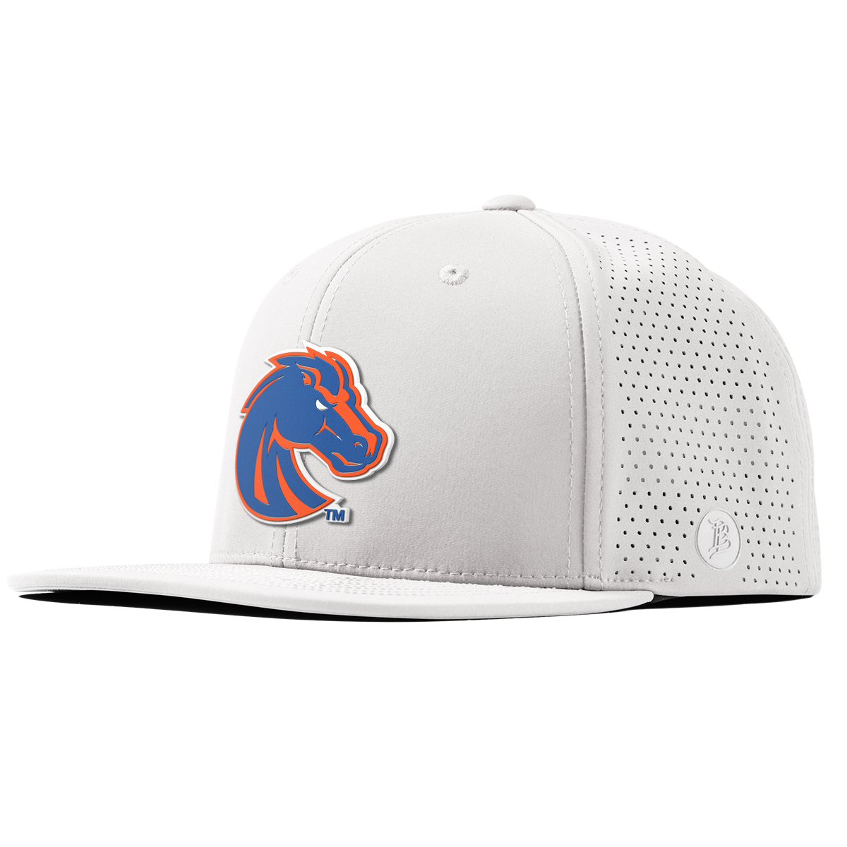 Boise State University "Boise State Broncos Orange" Flat Elite White