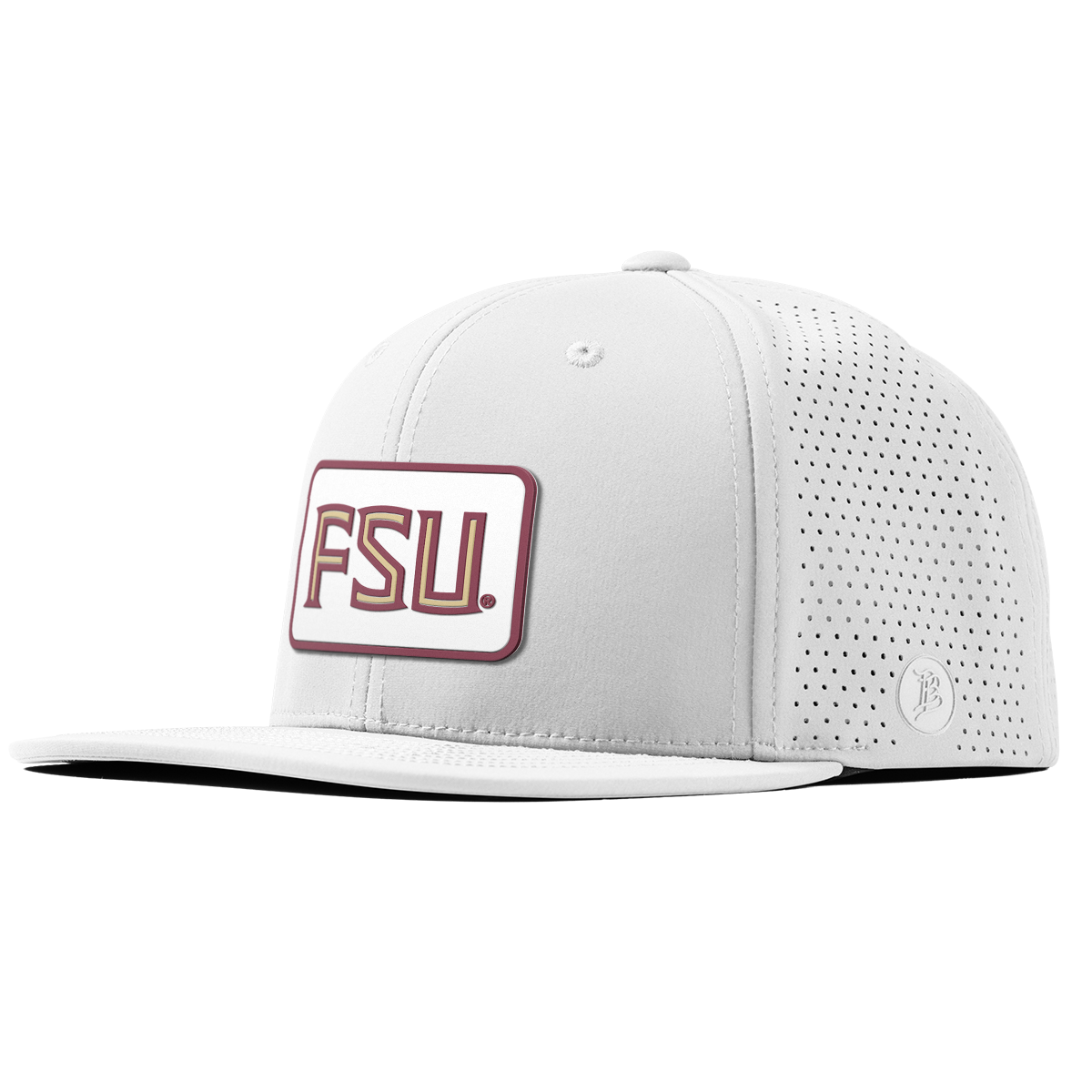 Florida State University "FSU Badge" Flat Elite White