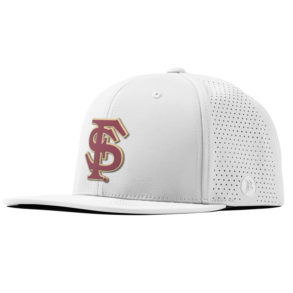Florida State University "FSU Block" Flat Elite White