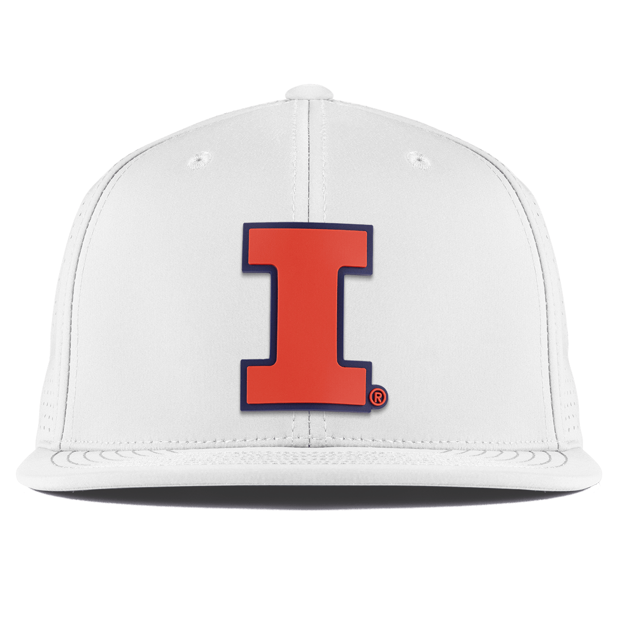 University of Illinois "Fighting Illini Orange" Flat Elite White