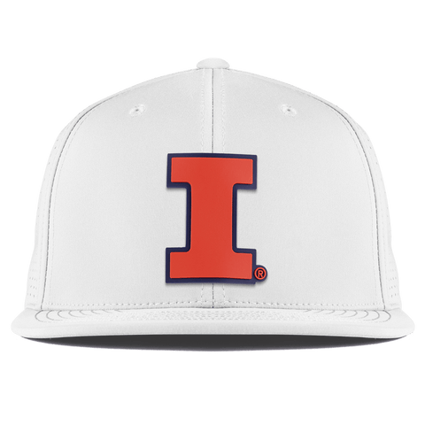 University of Illinois "Fighting Illini Orange" Flat Elite White