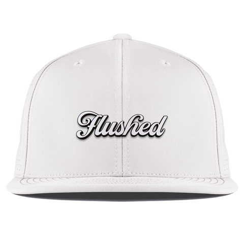 Flushed Script Flat Elite White