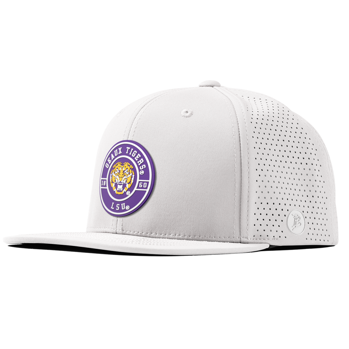 Louisiana State University "Geaux LSU Tigers" Flat Elite White