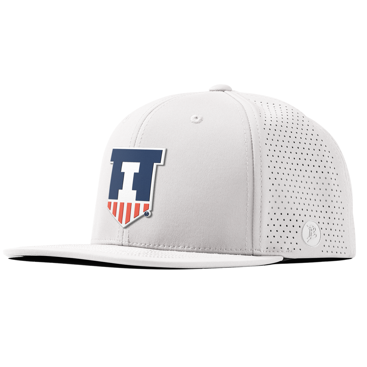 University of Illinois "Illinois Athletics" Flat Elite White