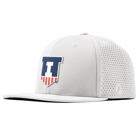University of Illinois "Illinois Athletics" Flat Elite White