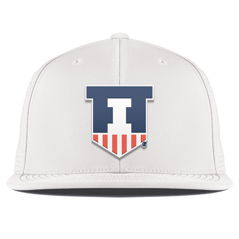 University of Illinois "Illinois Athletics" Flat Elite White