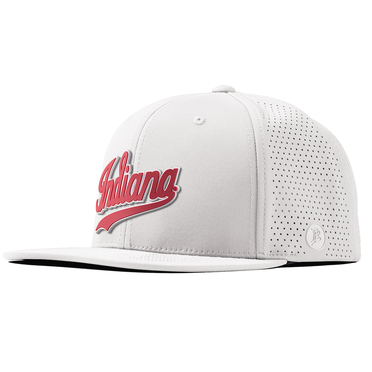 Indiana University "Indiana Script" Flat Elite White