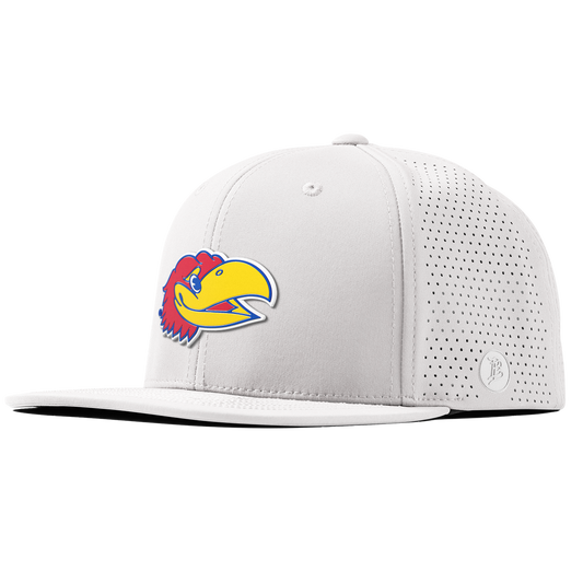 University of Kansas "KU Big Jay" Flat Elite White