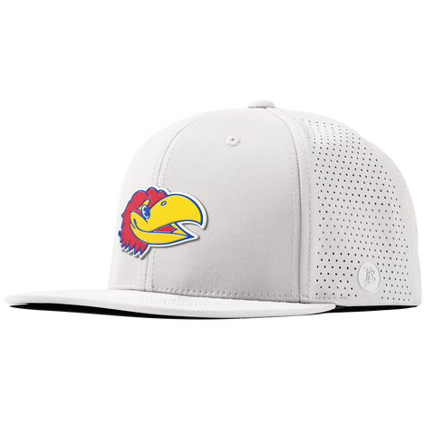 University of Kansas "KU Big Jay" Flat Elite White