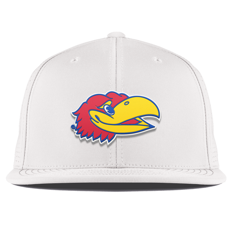 University of Kansas "KU Big Jay" Flat Elite White