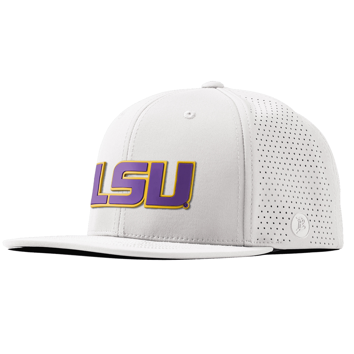 Louisiana State University "LSU Block" Flat Elite White
