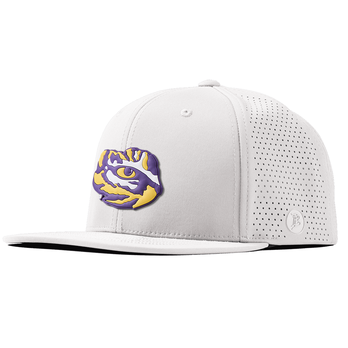 Louisiana State University "LSU Tiger Team Logo" Flat Elite White
