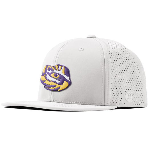 Louisiana State University "LSU Tiger Team Logo" Flat Elite White