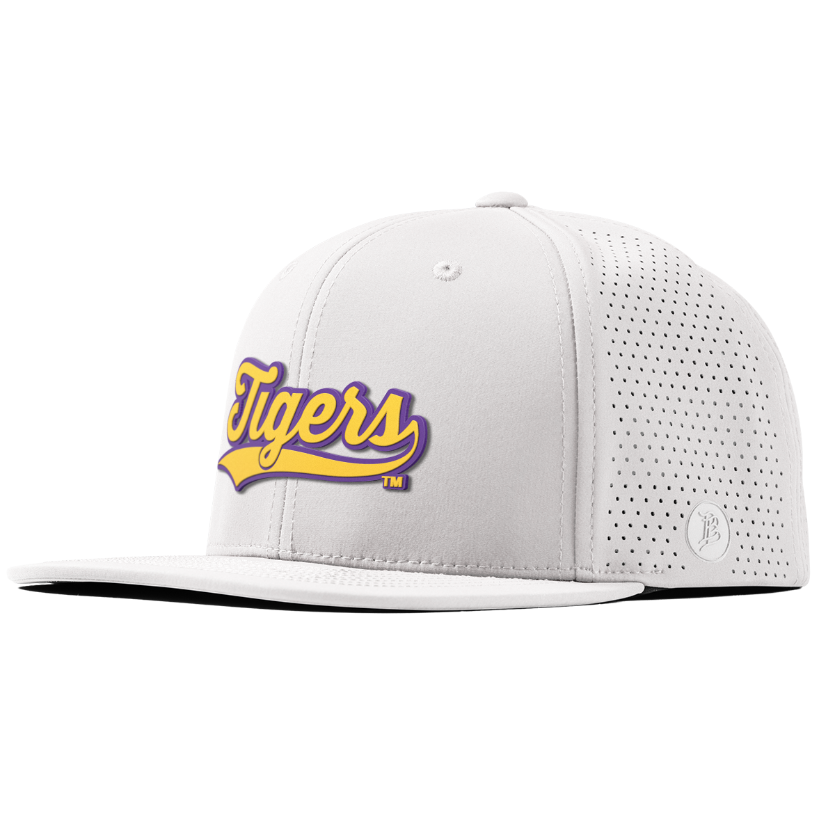 Louisiana State University "LSU Tigers Script" Flat Elite White
