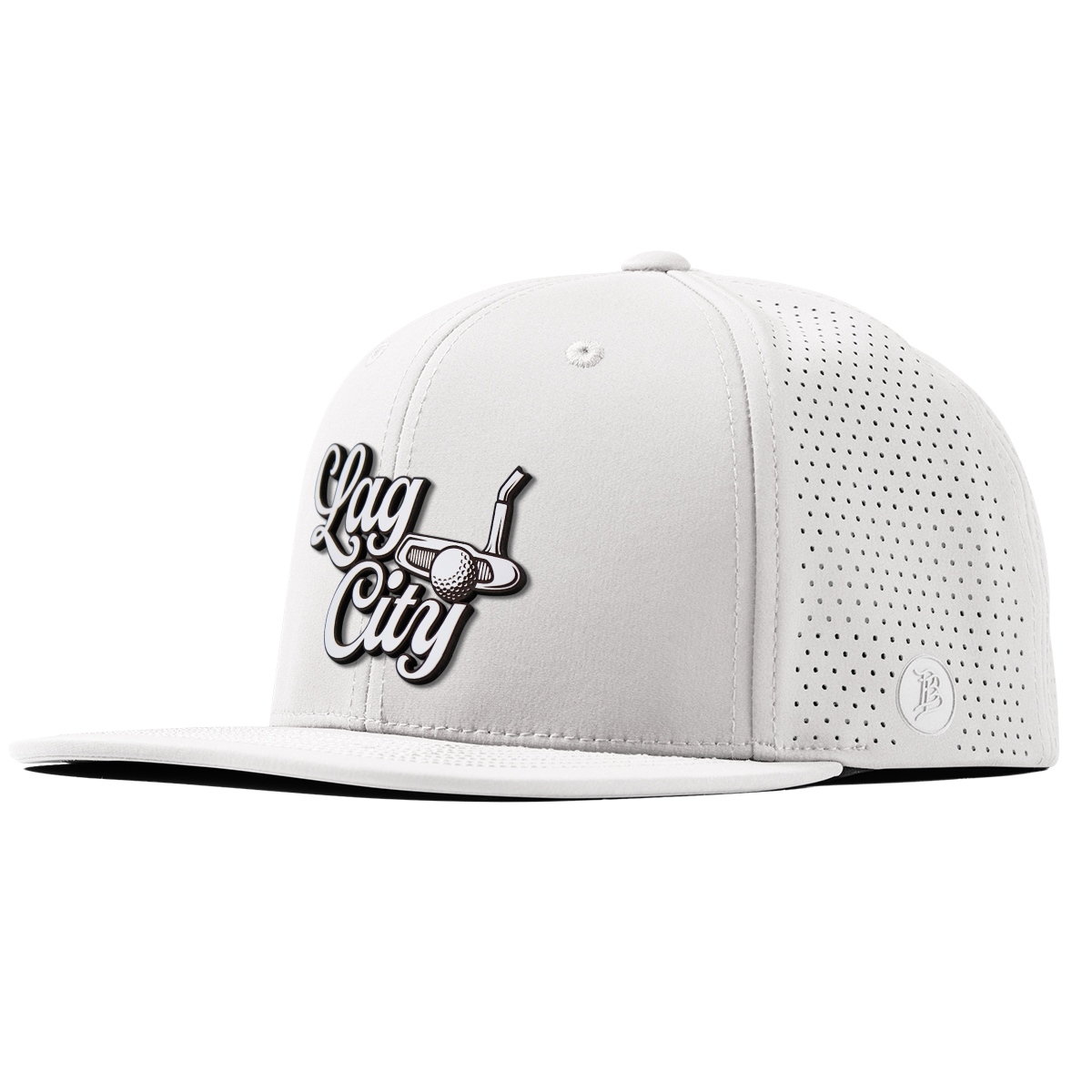 Lag City Script Flat Elite White