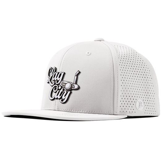Lag City Script Flat Elite White