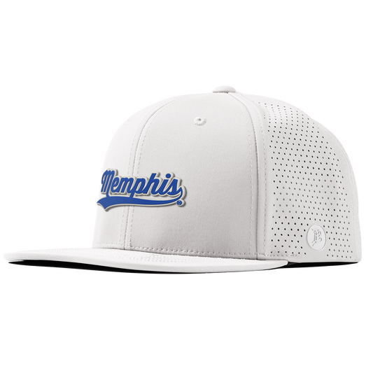 University of Memphis "Memphis Script" Flat Elite White