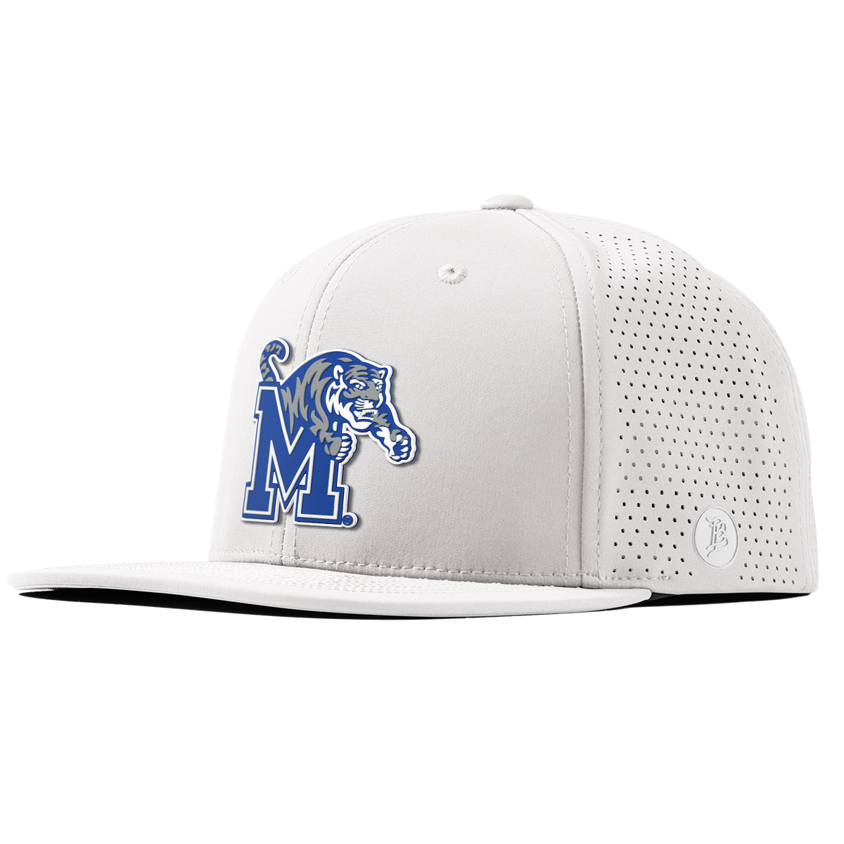 University of Memphis "Memphis Team Logo" Flat Elite White