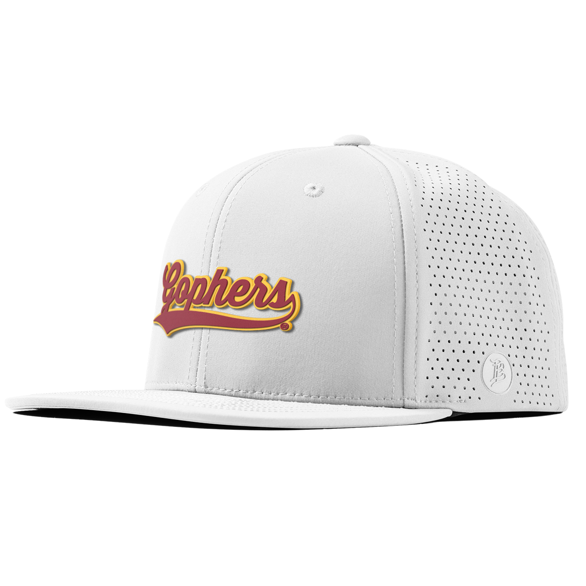 University of Minnesota "Minnesota Gophers Script" Flat Elite White