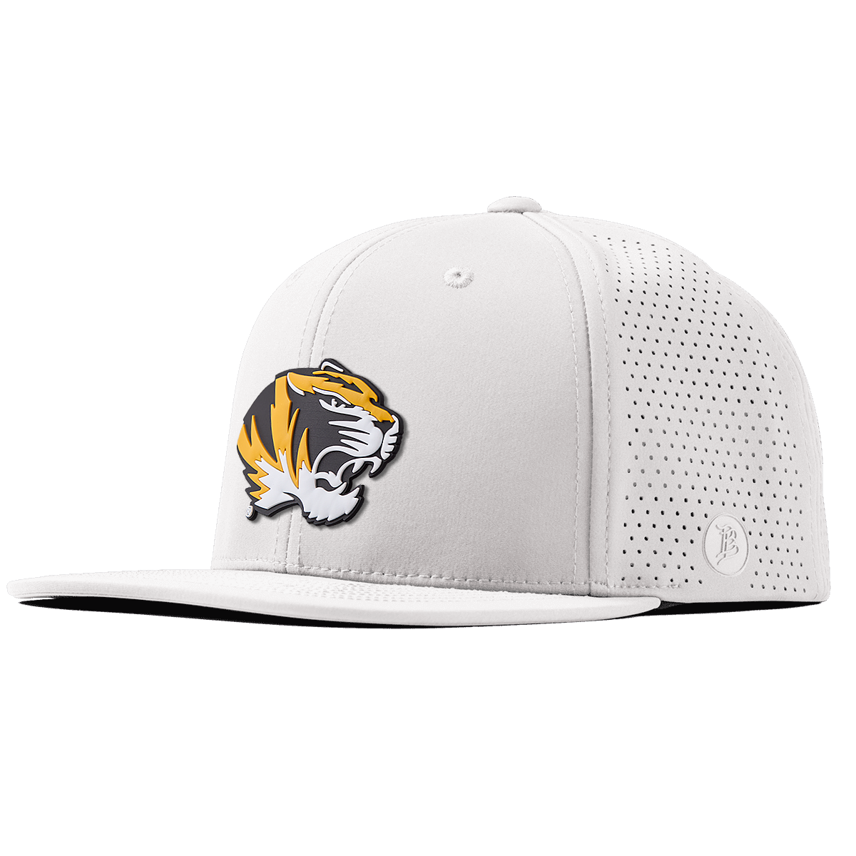University of Missouri "Missouri Tigers Team Logo" Flat Elite White
