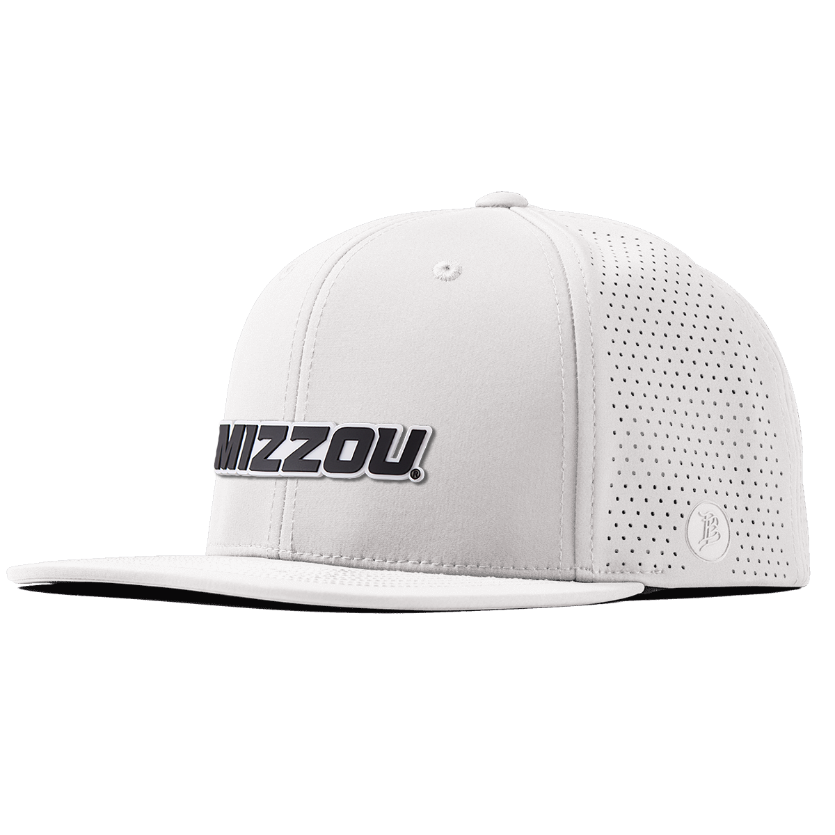 University of Missouri "Mizzou Block" Flat Elite White