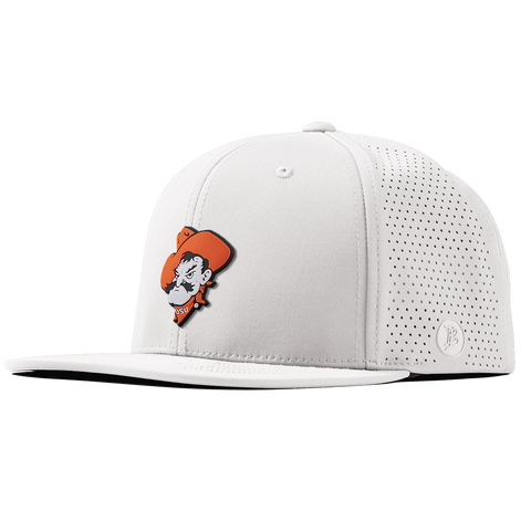Oklahoma State University "OSU Pistol Pete" Flat Elite White