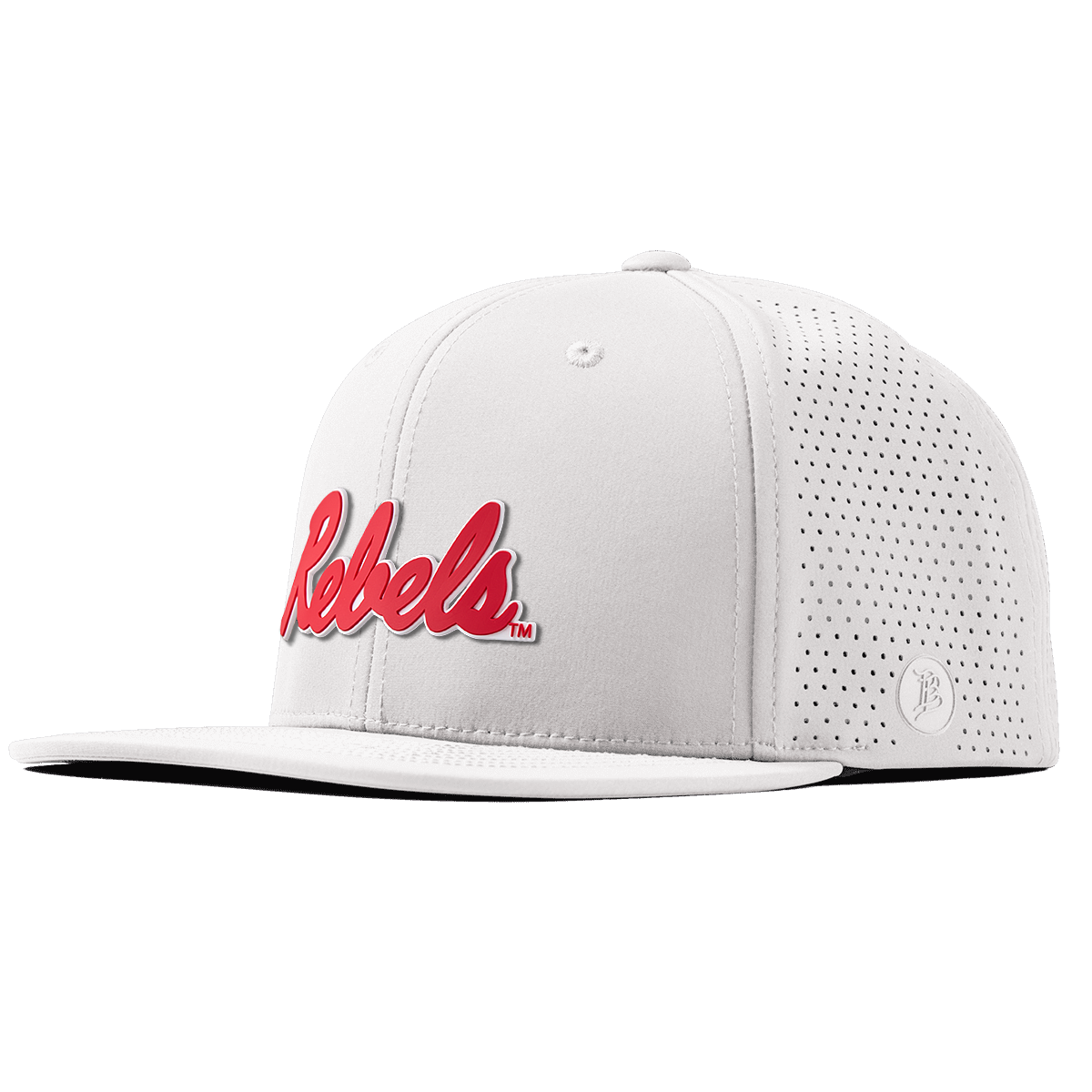 University of Mississippi "Ole Miss Crimson Rebels" Flat Elite White