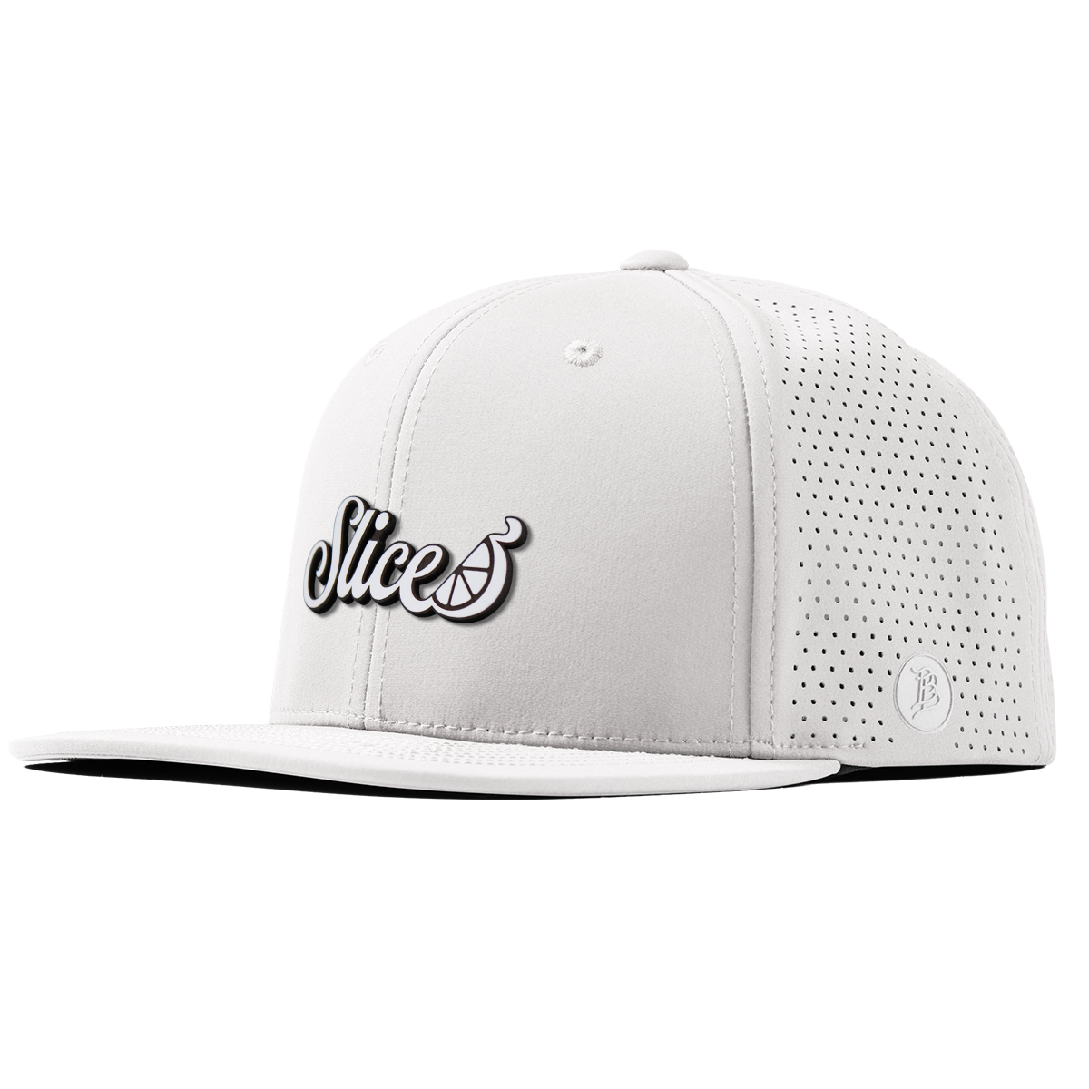 Sliced Script Flat Elite White