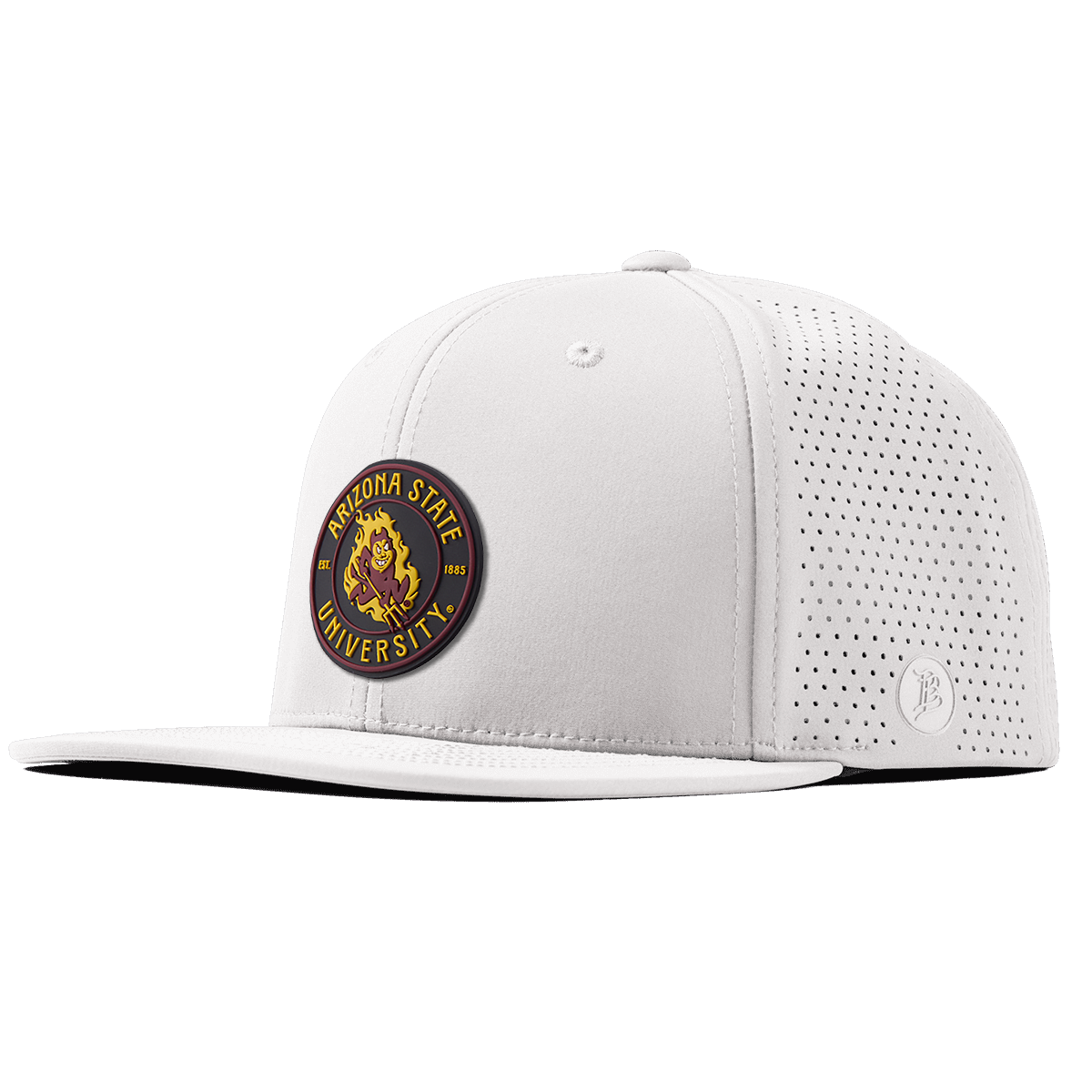 Arizona State University "Sparky's Legacy Dark" Flat Elite White