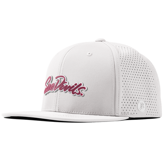 Arizona State University "Sun Devils Script" Flat Elite White