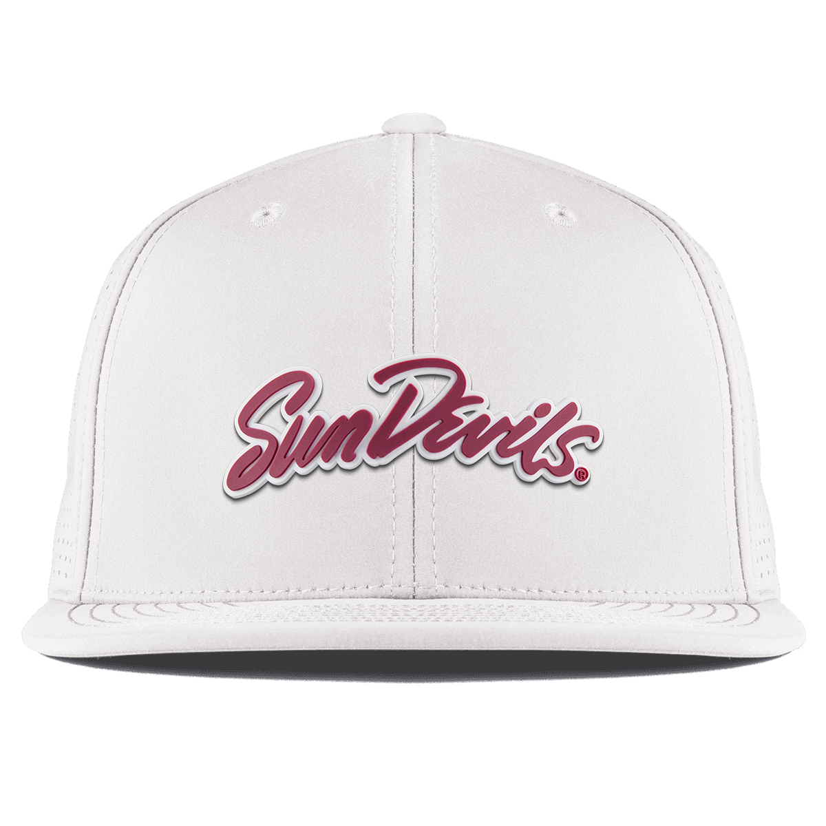 Arizona State University "Sun Devils Script" Flat Elite White