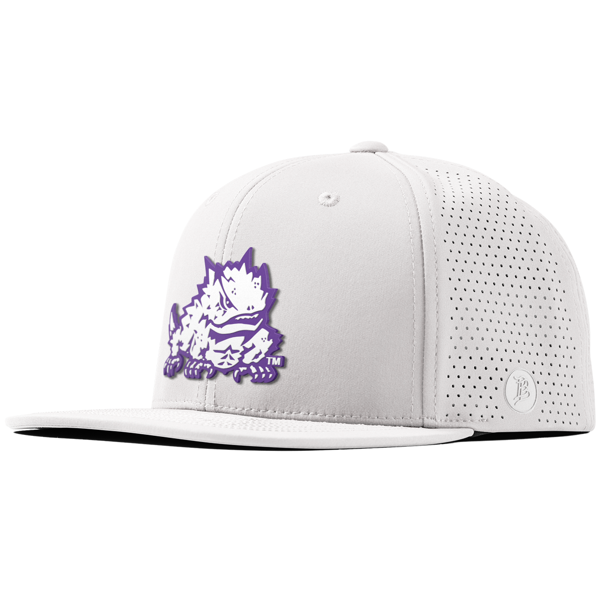 Texas Christian University "TCU Team Logo" Flat Elite White