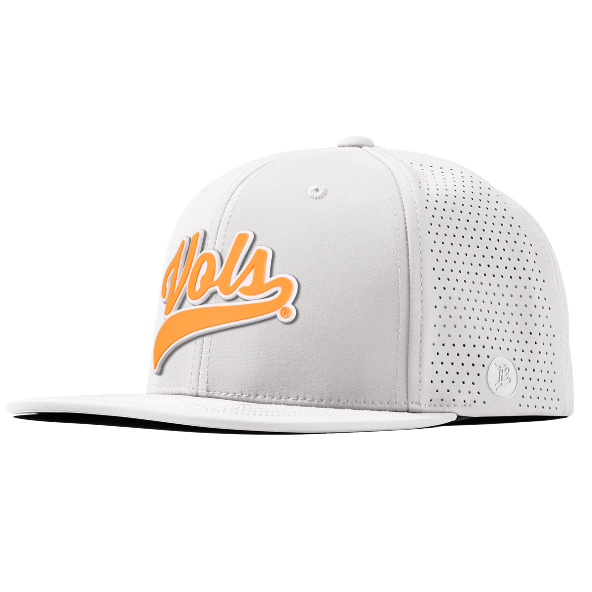 University of Tennessee "Tennessee Vols Script" Flat Elite White