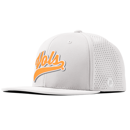 University of Tennessee "Tennessee Vols Script" Flat Elite White