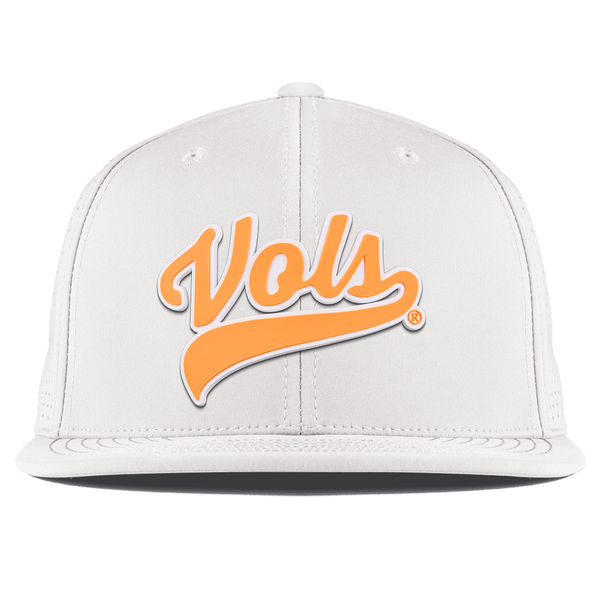 University of Tennessee "Tennessee Vols Script" Flat Elite White
