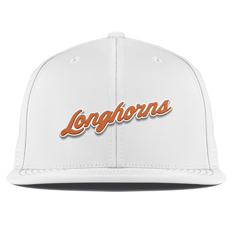 University of Texas "Texas Longhorn Script" Flat Elite White