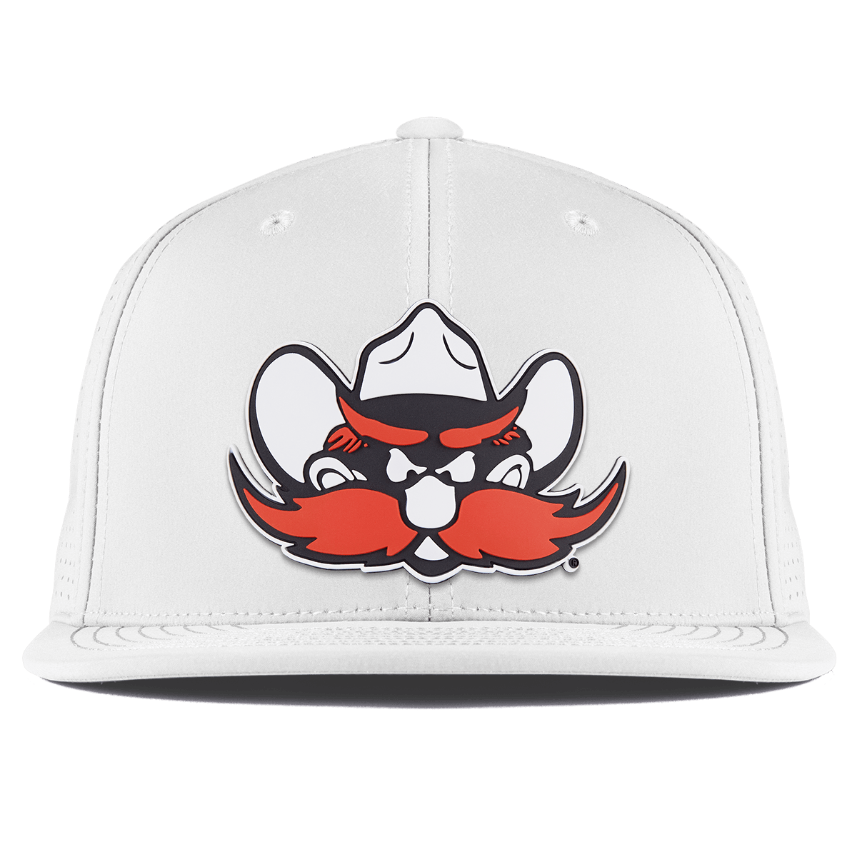 Texas Tech University "Texas Tech Raider" Flat Elite White