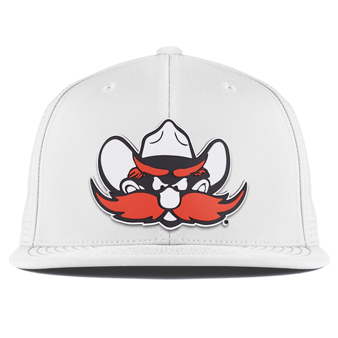 Texas Tech University "Texas Tech Raider" Flat Elite White