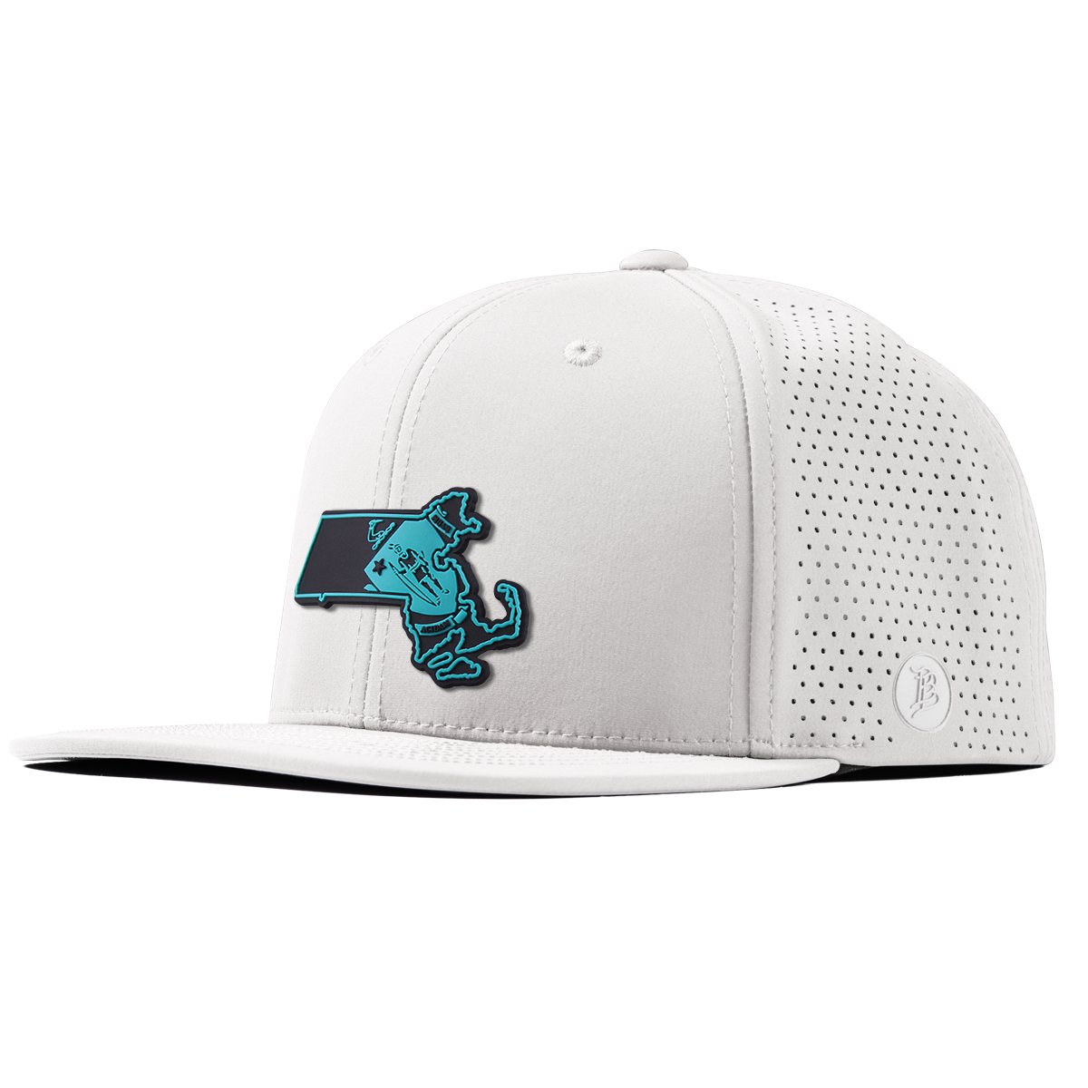 Massachusetts Turquoise Elite Classic White