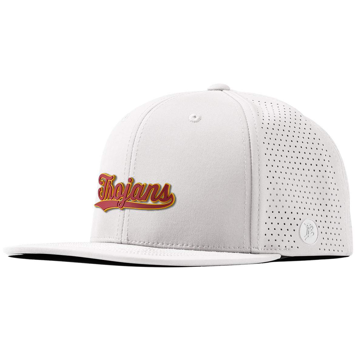 University of Southern California "USC Trojans Script" Flat Elite White