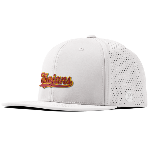 University of Southern California "USC Trojans Script" Flat Elite White
