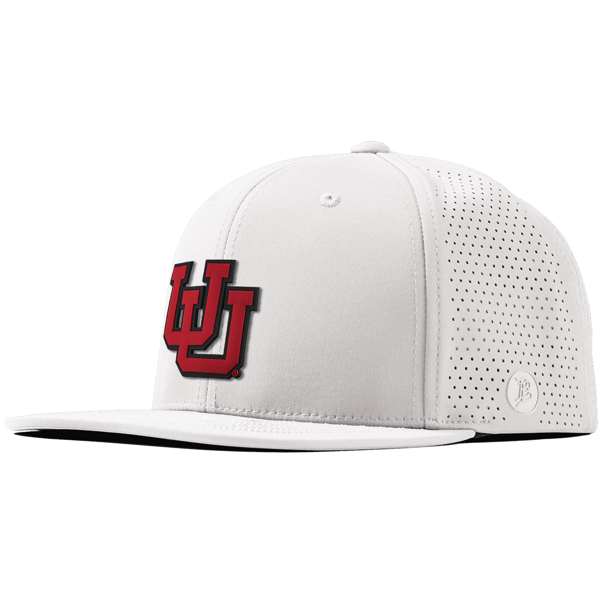 University of Utah "Utah Block" Flat Elite Back White