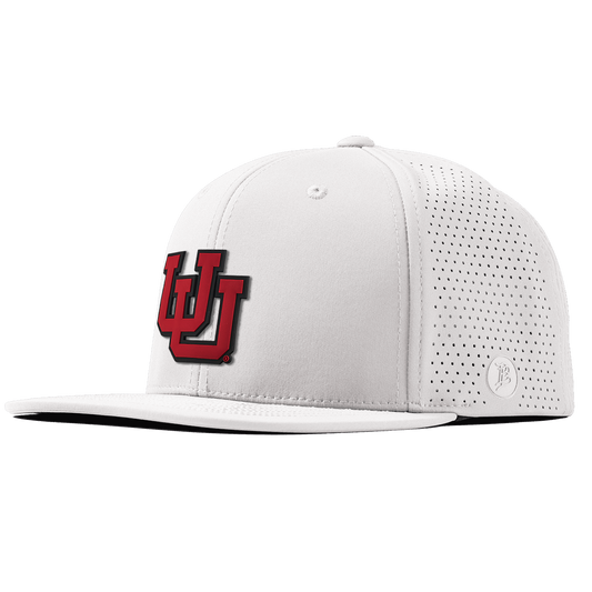 University of Utah "Utah Block" Flat Elite Back White