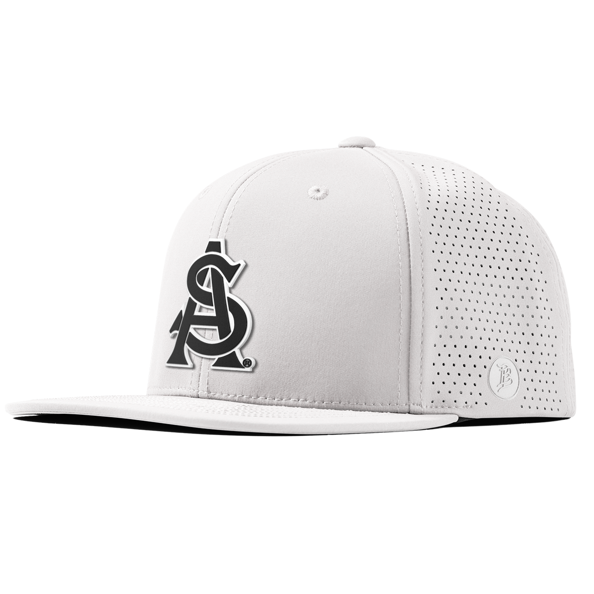 Arizona State University "Vintage ASU Team Logo" Flat Elite White 