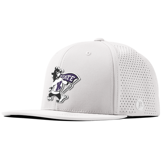 Kansas State University "Vintage Kansas State Wildcat" Flat Elite White
