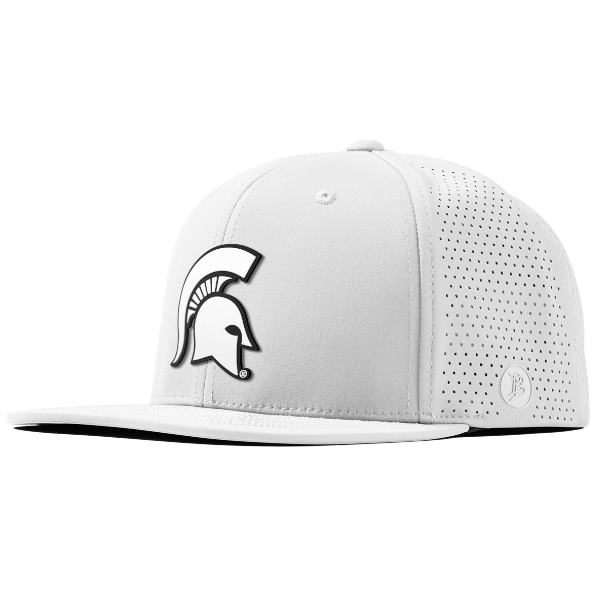 Michigan State University "Vintage MSU Team Logo" Flat Elite White