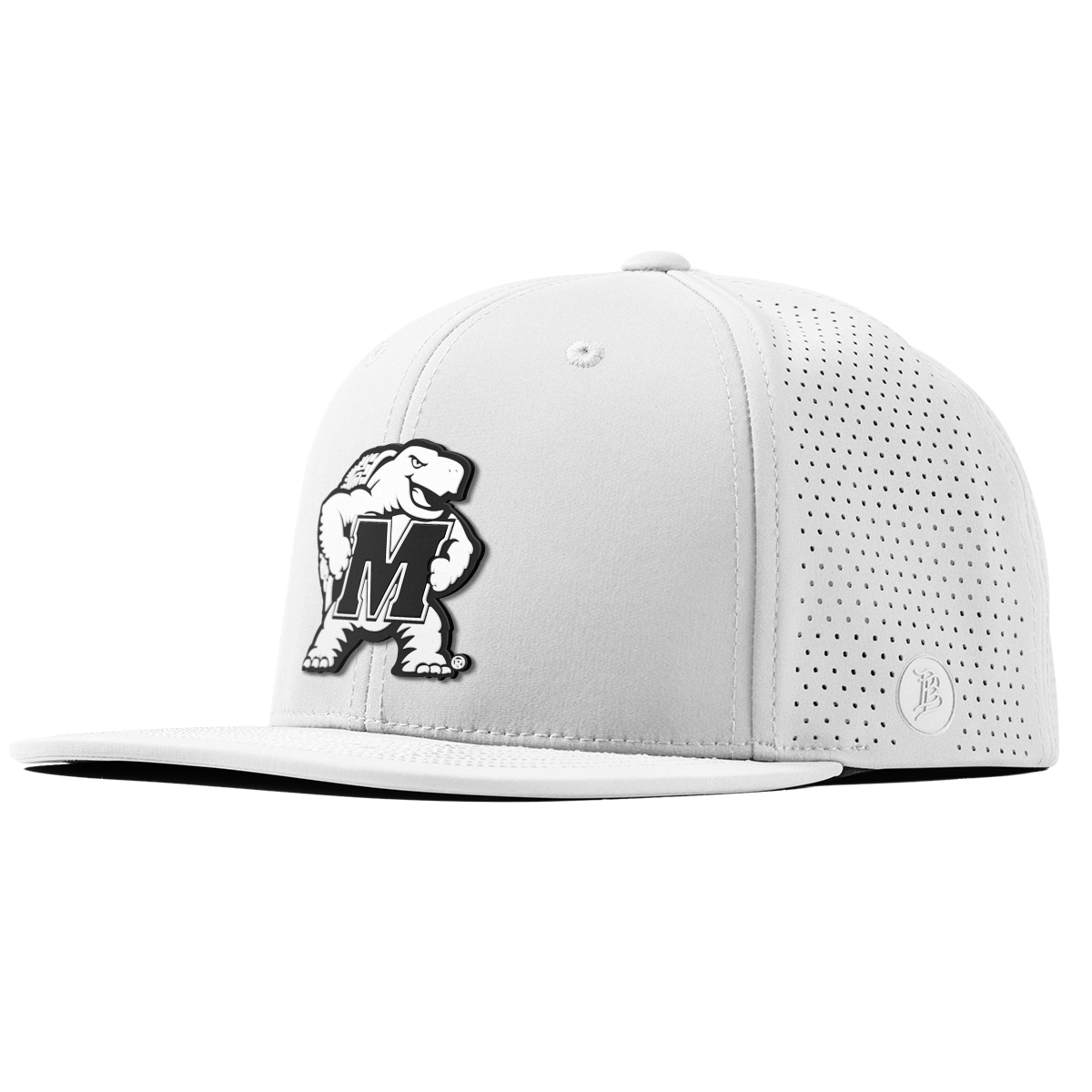 University of Maryland "Vintage Maryland Team Logo" Flat Elite White 