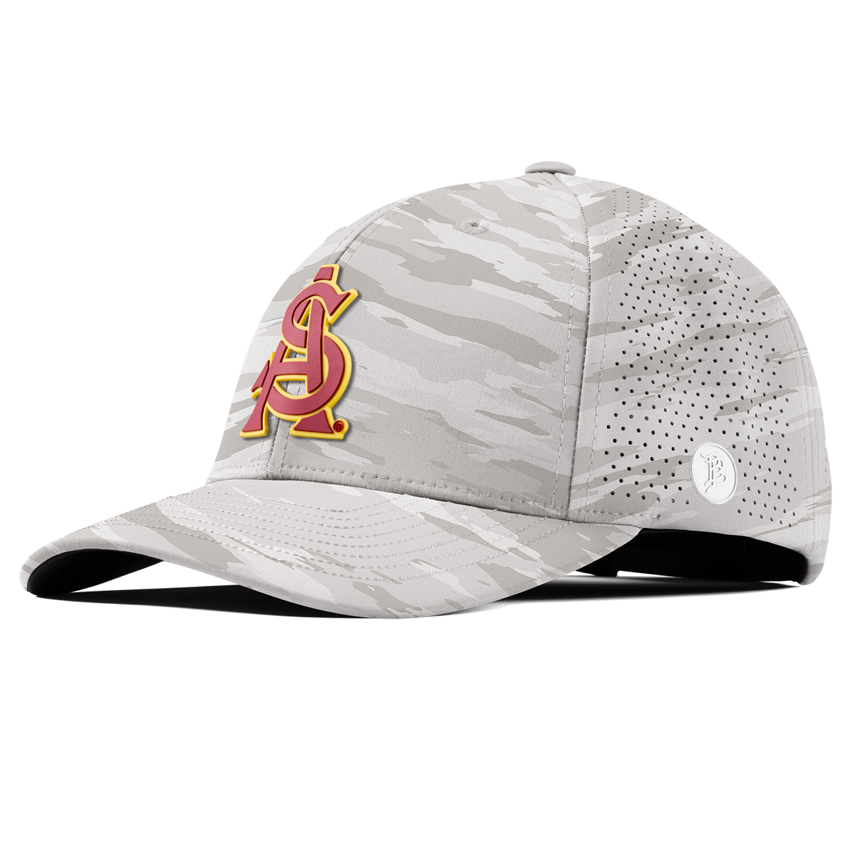 Arizona State University "ASU Baseball and Gold" Curved Elite Arctic Camo