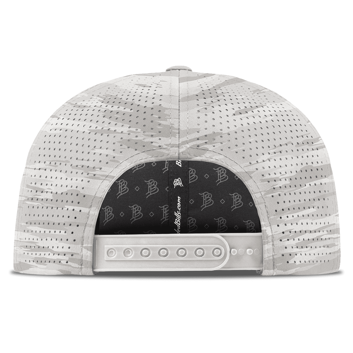 Threaded Script Curved Elite Back Arctic Camo