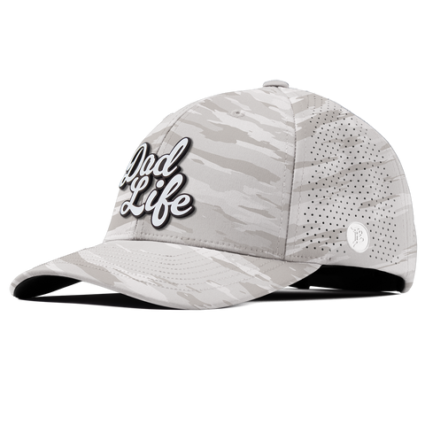 Dad Life Script Elite Curved Arctic Camo